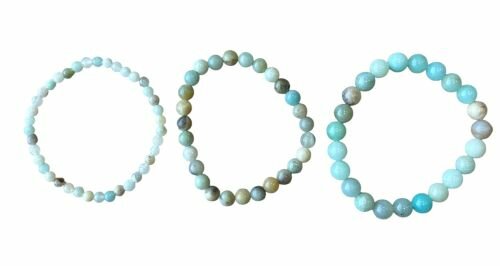 Dames armbanden van Amazoniet in 3 verschillende varianten