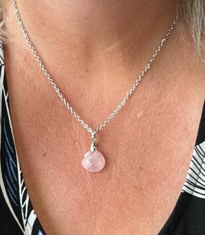 Ketting met Rozenkwarts