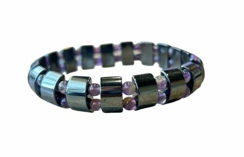 Hematiet met Amethist armband