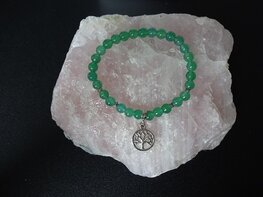 Dames armband Jade met Tree of life bedel Dames armband Jade met Tree of life bedel