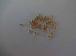 Metalen kralen goudkleurig