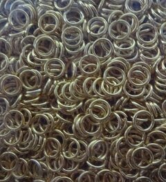 Metalen open ringetjes goudgekleurd