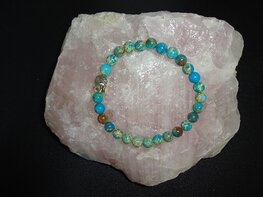 Dames armband Konings-Turquoise met tree of life bedel