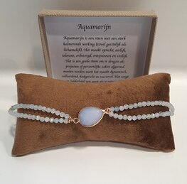 Damesarmband Aquamarijn