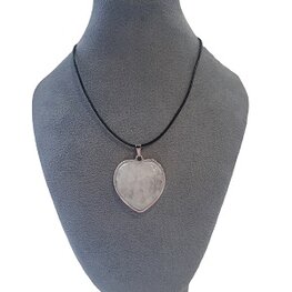 Damesketting hart Bergkristal Damesketting hart Bergkristal