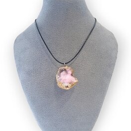 Damesketting met ruwe Agaat natuursteen