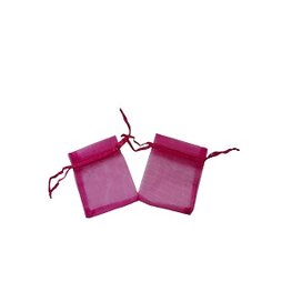 Organza zakjes fuchsia