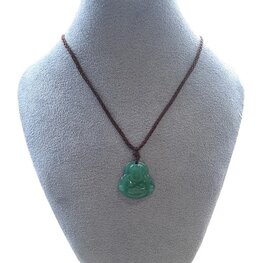 Dames ketting Reisboeddha (Milefu) met Jade Dames ketting Reisboeddha (Milefu) met Jade