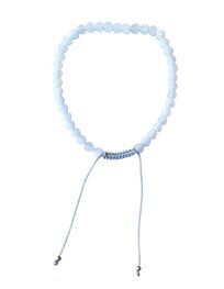 Dames armband Witte Agaat 4 mm hartjes