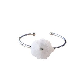 Dames armband met witte Agaat