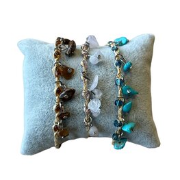 Dames armband Turquoise split