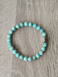 Heren armband Turquoise met Boeddha kraal Heren armband Turquoise met Boeddha kraal