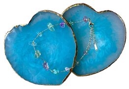 Enkel-/armbandje met split kralen Enkel-/armbandje met split kralen