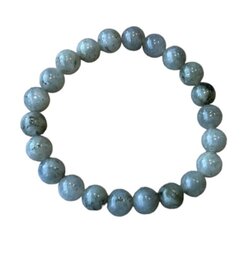 Dames armband Labradoriet 8 mm