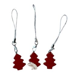 Kerstboom van natuursteen rode Jaspis Kerstboom van natuursteen rode Jaspis