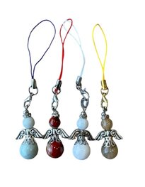 Beschermengel van natuursteen mix (4 stuks)