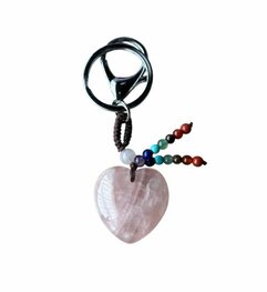 Tas- sleutelhanger Rozenkwarts Chakra