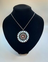 Mandala ketting Opaliet
