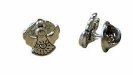 Pin broche geluksengel voor een nieuw begin