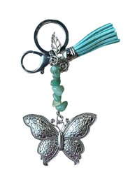 Tas- sleutelhanger Vlinder Aventurijn