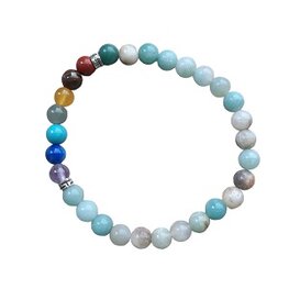 Dames armband Amazoniet 6 mm Chakra