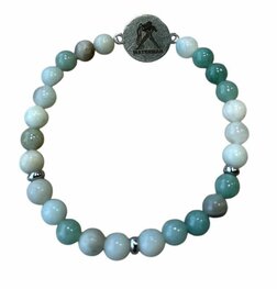 Dames armband Amazoniet 6 mm met sterrenbeeld Waterman Dames armband Amazoniet 6 mm met sterrenbeeld Waterman