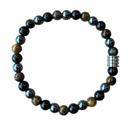 Dames armband Balanced Power 6 mm (19 cm) met 4 ringen kraal