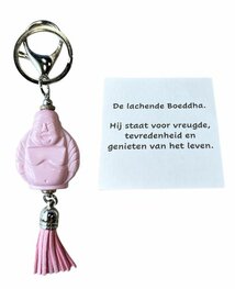 Lachende Boeddha (roze)