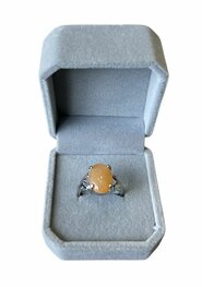 Dames ring met natuursteen Agaat (maat 18) Dames ring met natuursteen Agaat (maat 18)