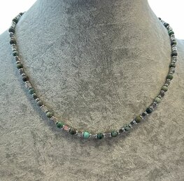 Heren ketting Afrikaans Turquoise